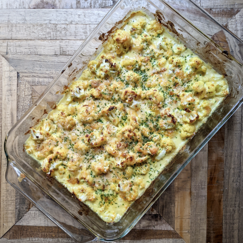 Keto Cauliflower Au Gratin - (Cauliflower Cheese)