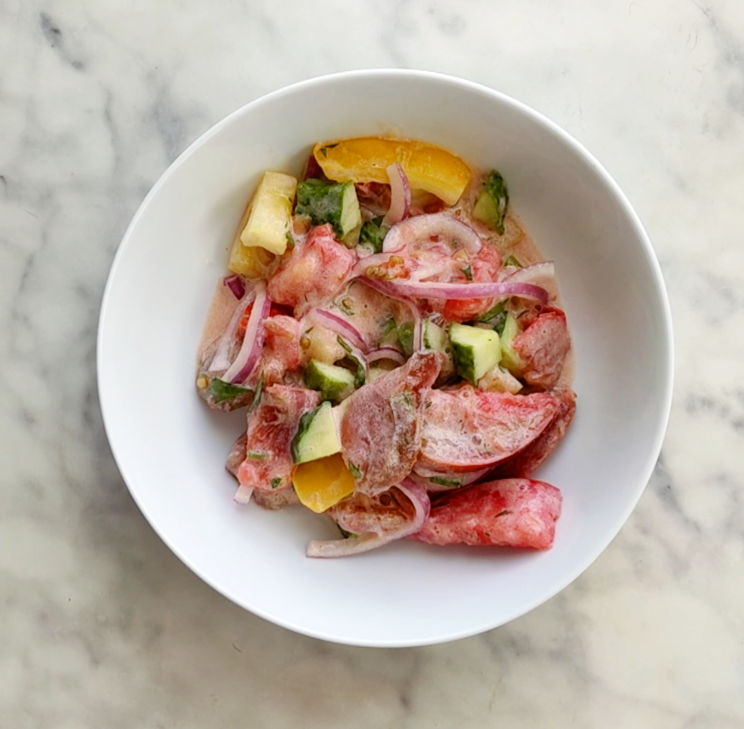 Keto Heirloom Tomato Salad